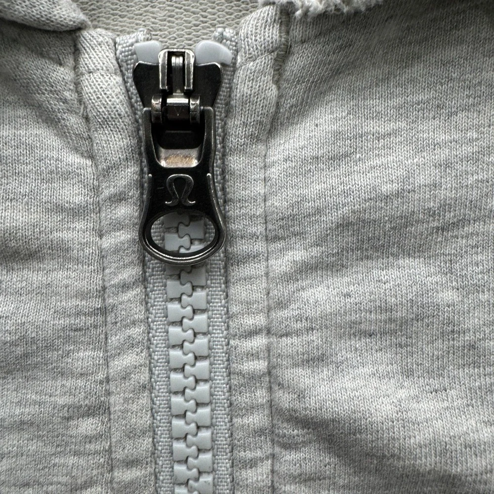 Lululemon‎ Scuba Full Zip Hoodie Women 8 Gray Long Sleeve Athletic Fleece